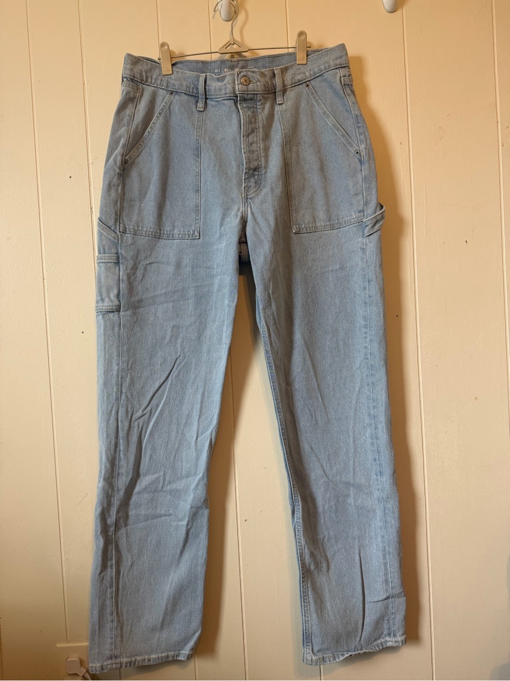 Old Navy Light Blue Straight-Leg Women's Jeans